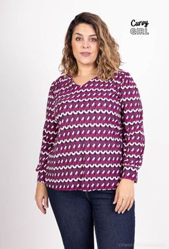 Immagine di CURVY GIRL PRINTED BLOUSE